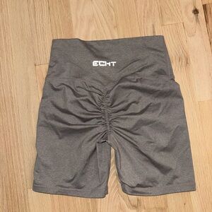 ECHT Women's Gray Scrunched Shorts